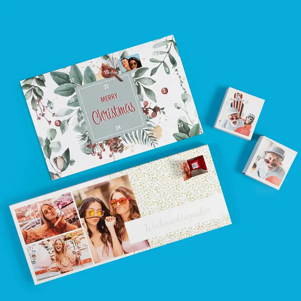 Personalisierter Adventskalender, viele Varianten Adventskalender selbst gestalten in verschiedenen Ausführungen, aber immer persönlich.
