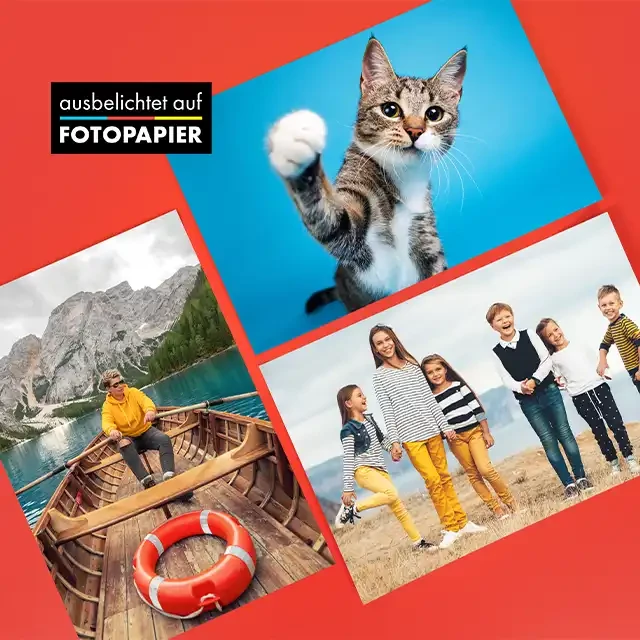 Wenn du Poster selbst gestalten willst, bist du hier genau richtig. Sie werden auf echtem Fotopapier ausbelichtet.