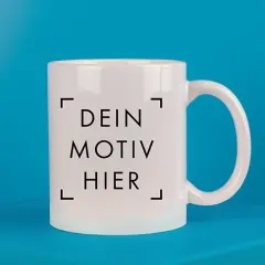Dein Motiv auf unserer Fototasse und das in wenigen, kinderleichten Schritten. Wähle einfach Variante und Bildformat und schon kannst du los gestalten.