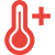 Kirschkernkissen mit Foto – Rotes Thermometer steht für praktische Wärme für zuhause