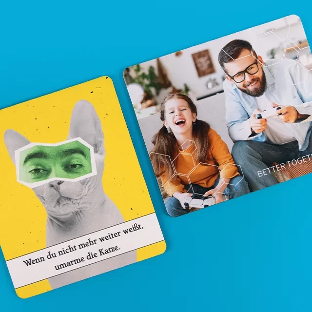 Du kannst dein Mousepad selber gestalten. Die Größe des Mousepads ist mit 22 x 18 cm fest. Ob du es in Hochkant oder im Querformat gestaltest, steht dir frei.