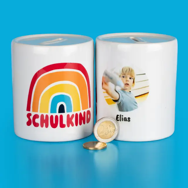 Jetzt Spardose selbst gestalten und an deine kleinen Schützlinge verschenken, damit diese lernen sinnvoll und sparsam mit ihrem Taschengeld umzugehen.
