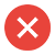 Roter Kreis mit weißem „X“ – Unsichtbare Klebepads für eine dezente Befestigung von Fotos