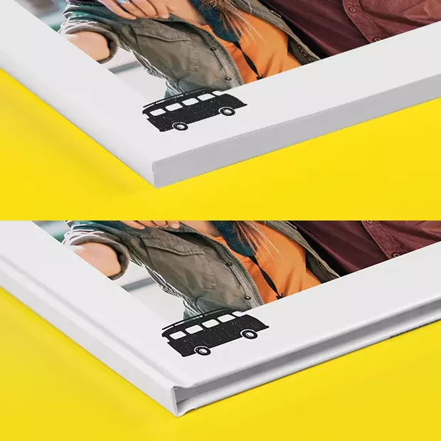 Fotobuch Softcover und Hardcover im Detail erklärt. Cover-Variationen: Fotobuch Softcover und Hardcover im Detail für individuelle Handhabung und Ausstrahlung deines Fotobuches. Beide Veredelungen in Top-Qualität.