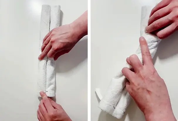 Besonderes Handtuch Geschenk handgemacht fuer Familie und Freunde. Es ist einfach zu basteln, sogar ein Kind kann es schaffen. Detaillierte Anleitung mit Video.