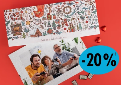 ORWO Adventskalender mit individueller Gestaltung und persönlichen Fotos