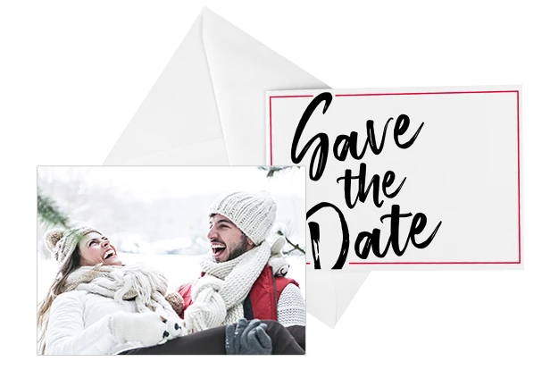 Beliebte Fotoprodukte zu jedem Anlass: Postkarten, Klappkarten und Fotokarten mit Umschlag. Oder direkter Versand per App.