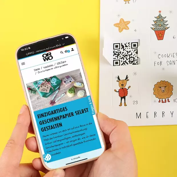 QR-Code Adventskalender: Scannen und staunen Ein Adventskalender mit QR-Code bietet vielfältige Möglichkeiten für die einzelnen Überraschungen.