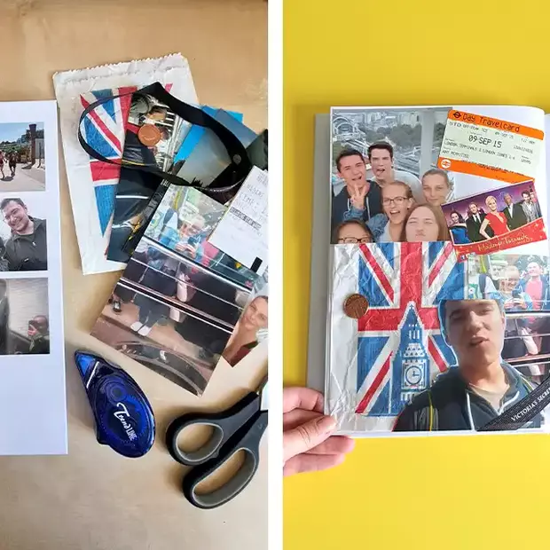 Geschenk zum Jahrestag und Reiseandenken verewigen Zum Fotobuch Jahrestag basteln brauchst du nicht viel, nur ein bisschen Kreativität.
