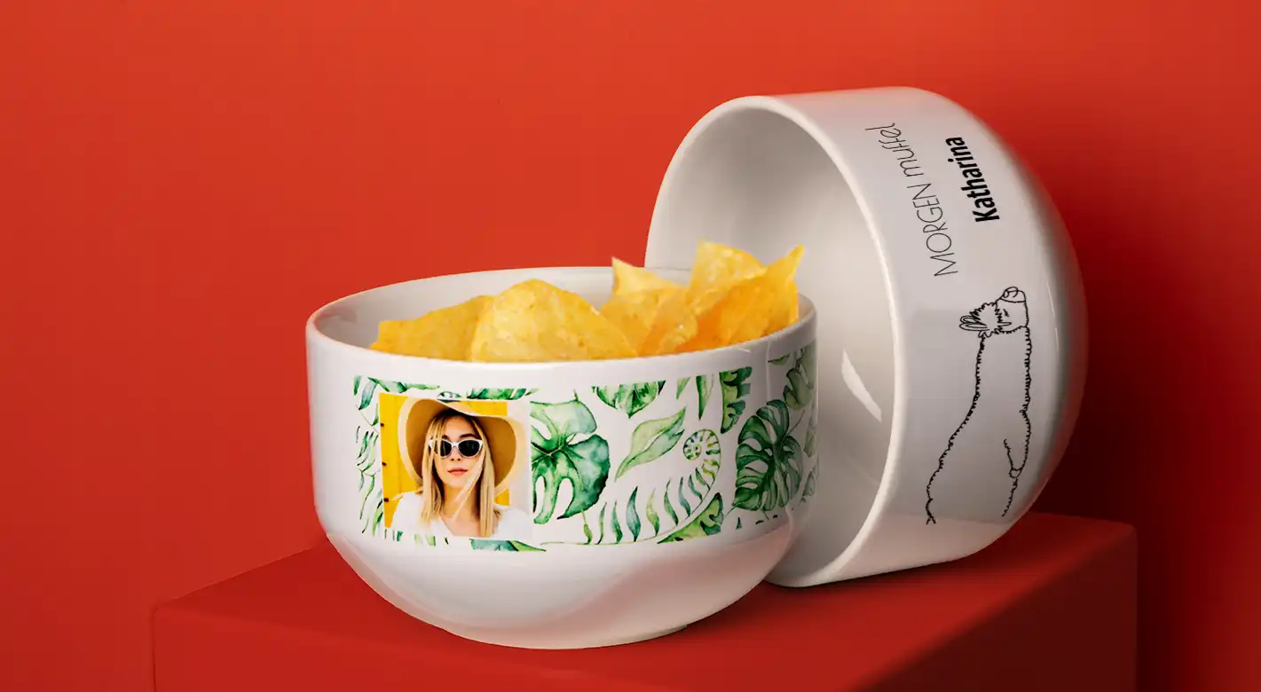 Die Schüssel zum Selbstgestalten ist ein Multitalent und eignet sich für Suppen, Bowls und Snacks.