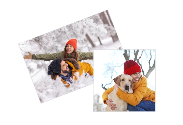 Bei ORWO machen wir aus deinen Bildern die verschiedensten Fotoprodukte. Natürlich auch brillante Fotos.