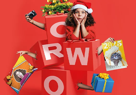 Fotoverrückte Fotogeschenk-Ideen zum Weihnachtsfest mit deinen liebsten Fotos und Erinnerungen.