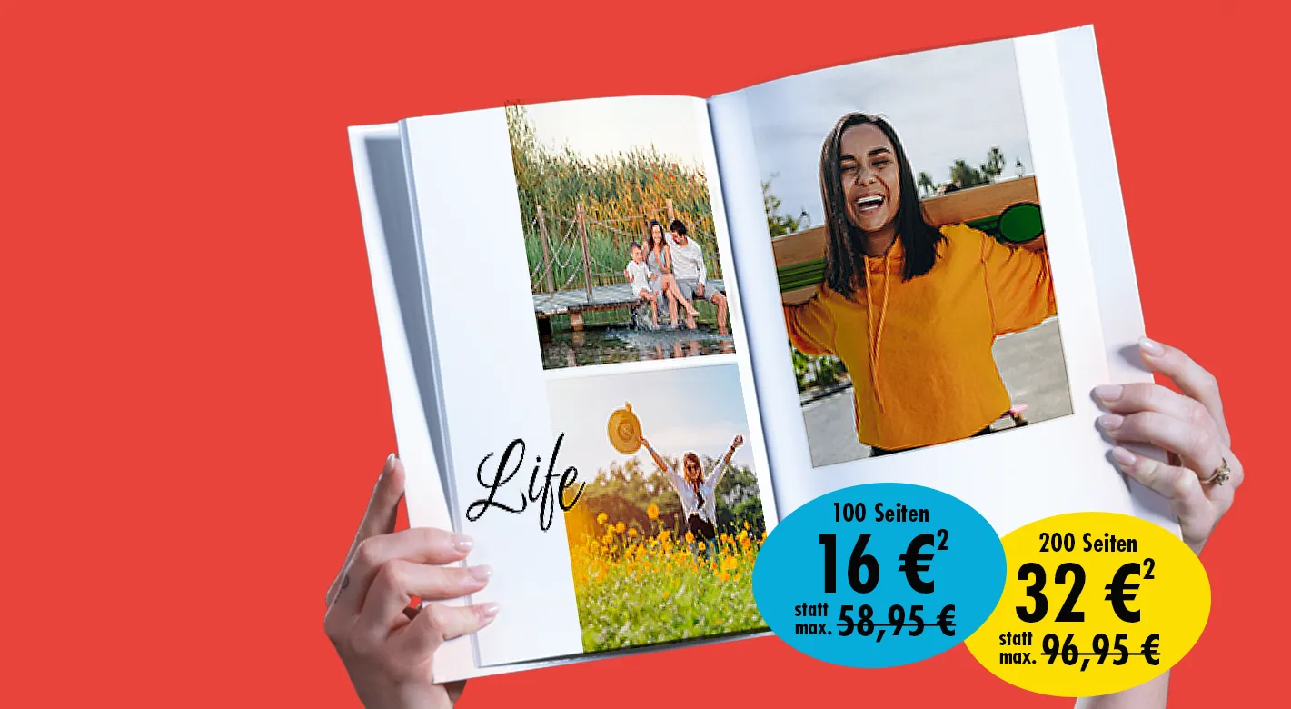 Jetzt ORWO Fotoalbum erstellen und zum Festpreis bestellen. Unser Bestseller zum absoluten Tiefstpreis. 
