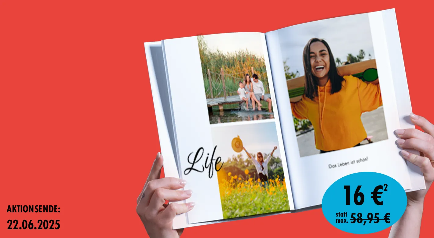 Jetzt ORWO Fotoalbum erstellen und zum Festpreis bestellen. Unser Bestseller zum absoluten Tiefstpreis. 
