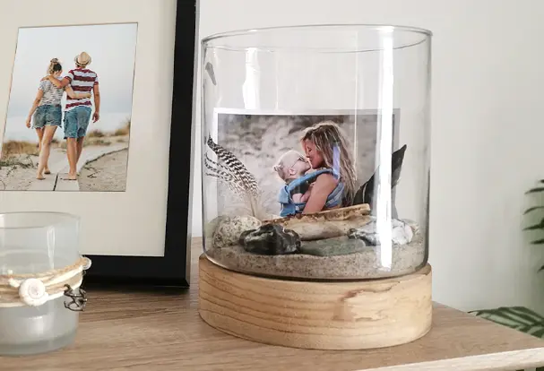 Erinnerungsglas gestalten: Kreative Erinnerungen für immer festhalten. Erschaffe bleibende Erinnerung im Glas mit Bild, sand aus dem Urlaub und weiteren Urlaubserinnerungen