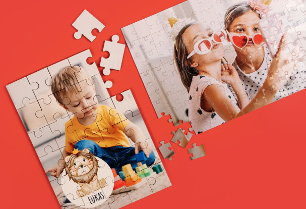 Kleine Teile – Riesenspaß: Bunte Kinderpuzzle mit eigenem Foto 
