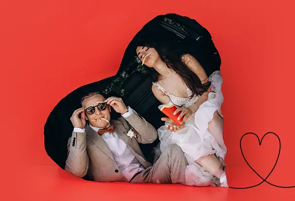 Fotokissen Herz Herzförmiges Fotokissen mit Paarfoto als emotionales Valentinstag Fotogeschenk für Zuhause