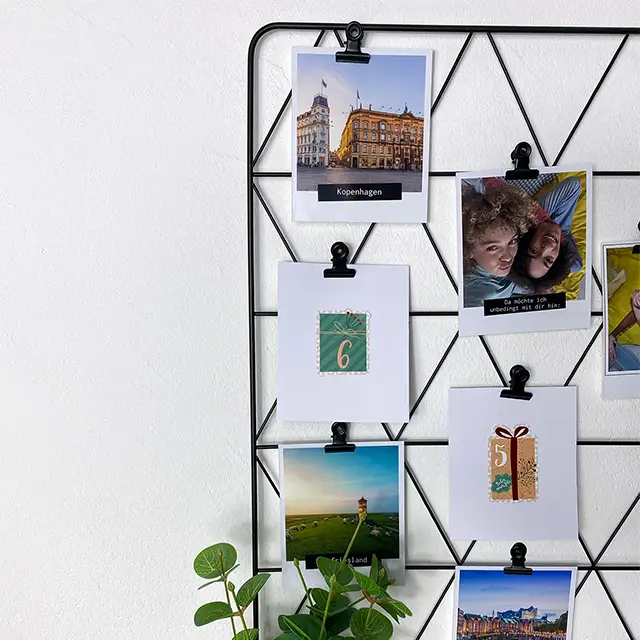 DIY-Adventskalender mit Fotos: Deine persönliche Gestaltungsidee. Kreativer DIY-Tipp: Selbstgemachter Adventskalender mit Fotos als persönliche Gestaltungsidee.