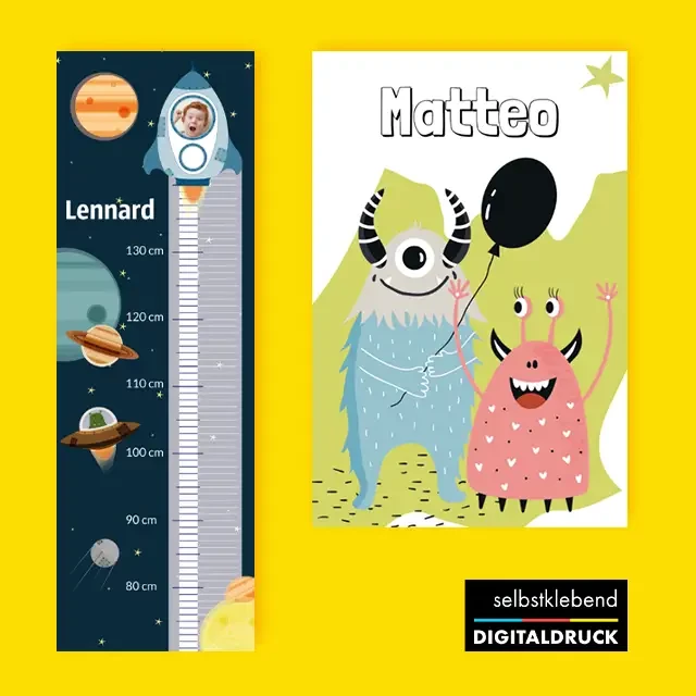 Wandposter selbstklebend - Die Wanddeko mit Mehrwert Gestalte deine Räume mit Brillianz - lass selbstklebende Wandposter vom Profi bedrucken. Unsere Experten schaffen einzigartige Wandbilder für dein Zuhause.
