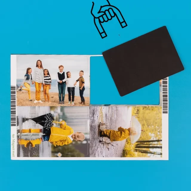 Fotosticker bestellen, magnetisch, matt, hochwertig Fotosticker als Magnet kannst du bei ORWO bestellen. Gestalte den Stickerbogen mit all deinen Wunschmotiven. Wähle die Anzahl der Drucke und bestätige die Bestellung.