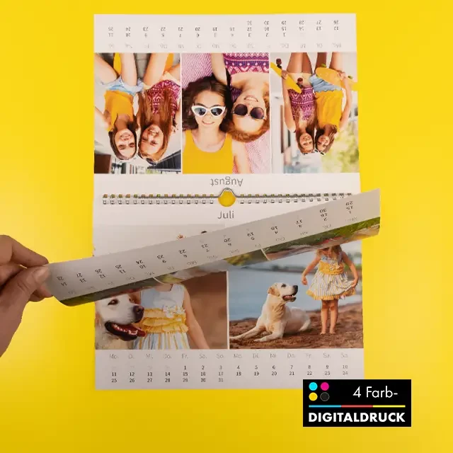 Mit Wandkalender selbst gestalten schaffst du personalisierte Kunstwerke, die jeden Tag mit Erinnerungen, Kreativität, Freude und Inspiration erfüllen.