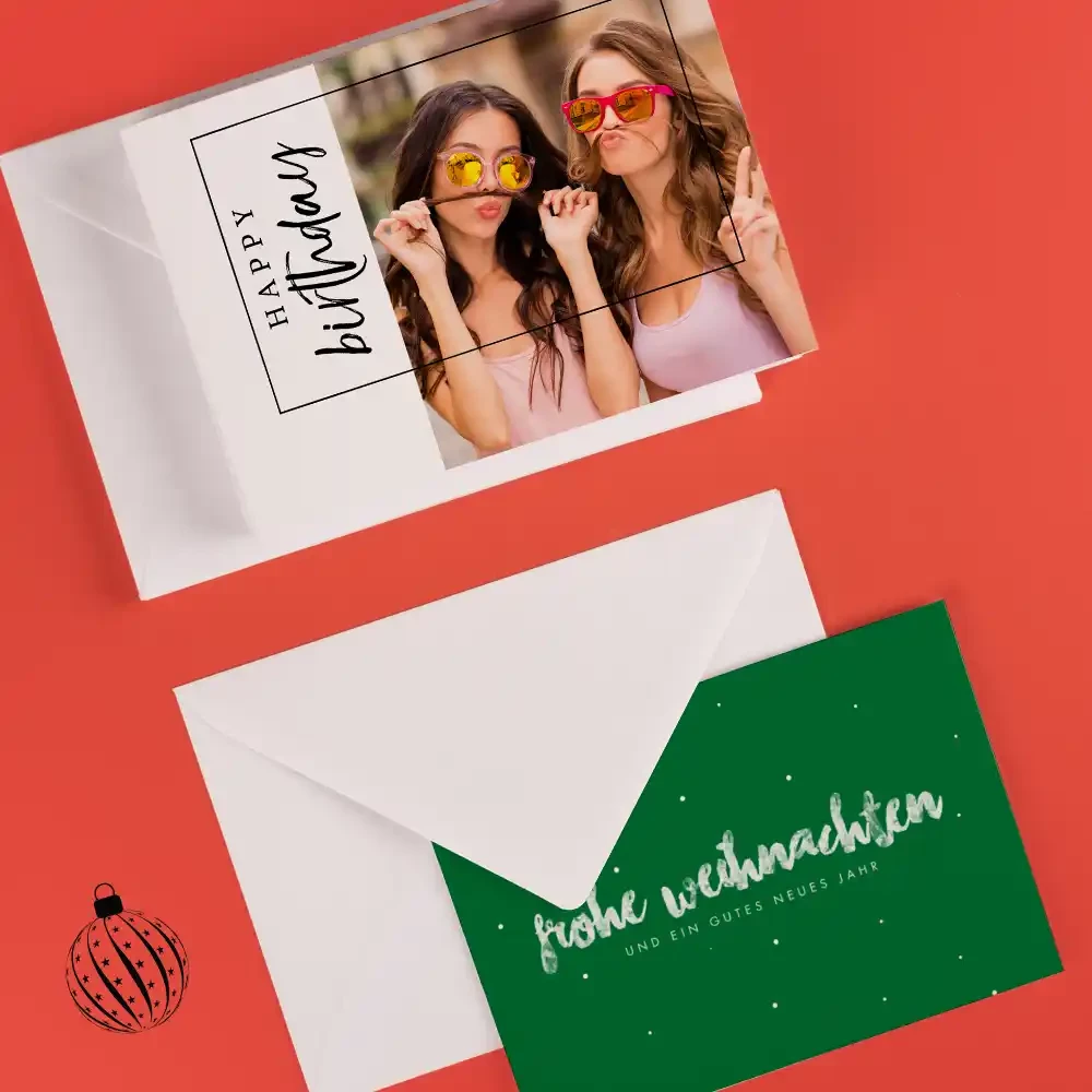 Grußkarten selbst gestalten und die einzigartige Möglichkeit nutzen, deine Individualität zu zeigen und deine besten Wünsche auf eine originelle Art zu übermitteln.