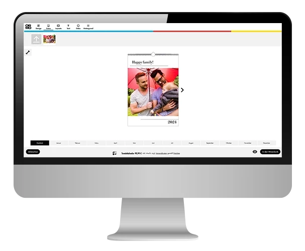 Jetzt Terminkalender selbst gestalten - online geht das ganz einfach. Nutze eine Vorlage und verewige deine schönsten Fotos. Für ein Jahr voller Erinnerungen.