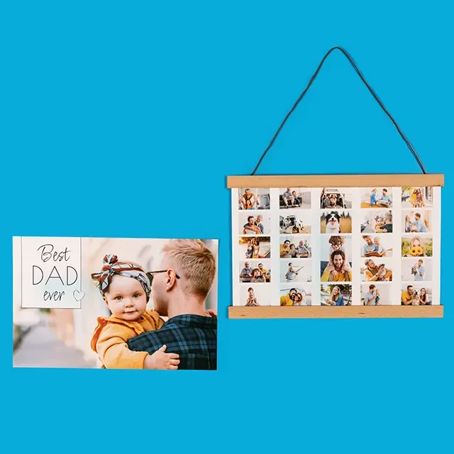 Adventskalender mit Foto zum Aufhängen Der Bilder-Adventskalender kann auch nach der Adventszeit noch als Poster aufgehangen werden.