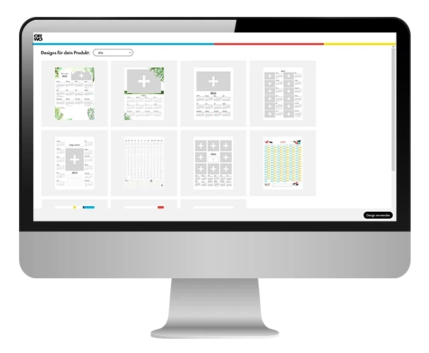 Gestalte deinen Jahreskalender kinderleicht online Jahreskalender selbst gestalten leicht gemacht im ORWO Online Designer. Wähle Poster mit oder ohne Magnetleiste und personalisiere nach deinen Wünschen.
