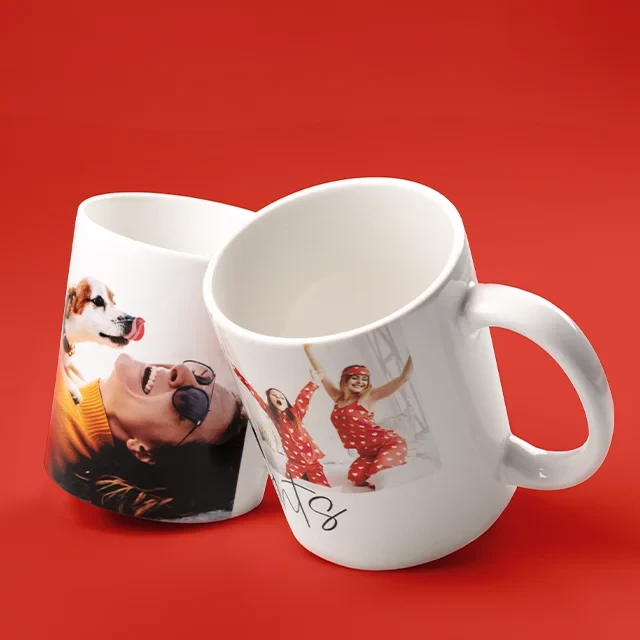 Fototasse, weiße Keramik, wird in Handarbeit bedruckt Tasse bedrucken. Bring dein Lieblingsfoto auf die weiße Keramik unserer Tasse. In verschiedenen Formaten kannst du die Tasse gestalten und dann bei ORWO bestellen.