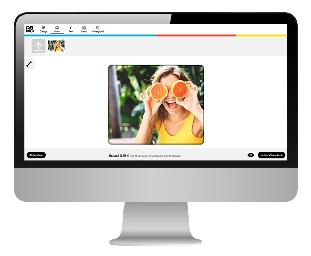 Mousepad selber online bei ORWO gestalten, einzigartig Dein Mousepad mit Foto gestaltest du am besten direkt online im ORWO-Designer, in dem du Zugriff auf zahlreiche kreative und hochwertige Designvorlagen hast.