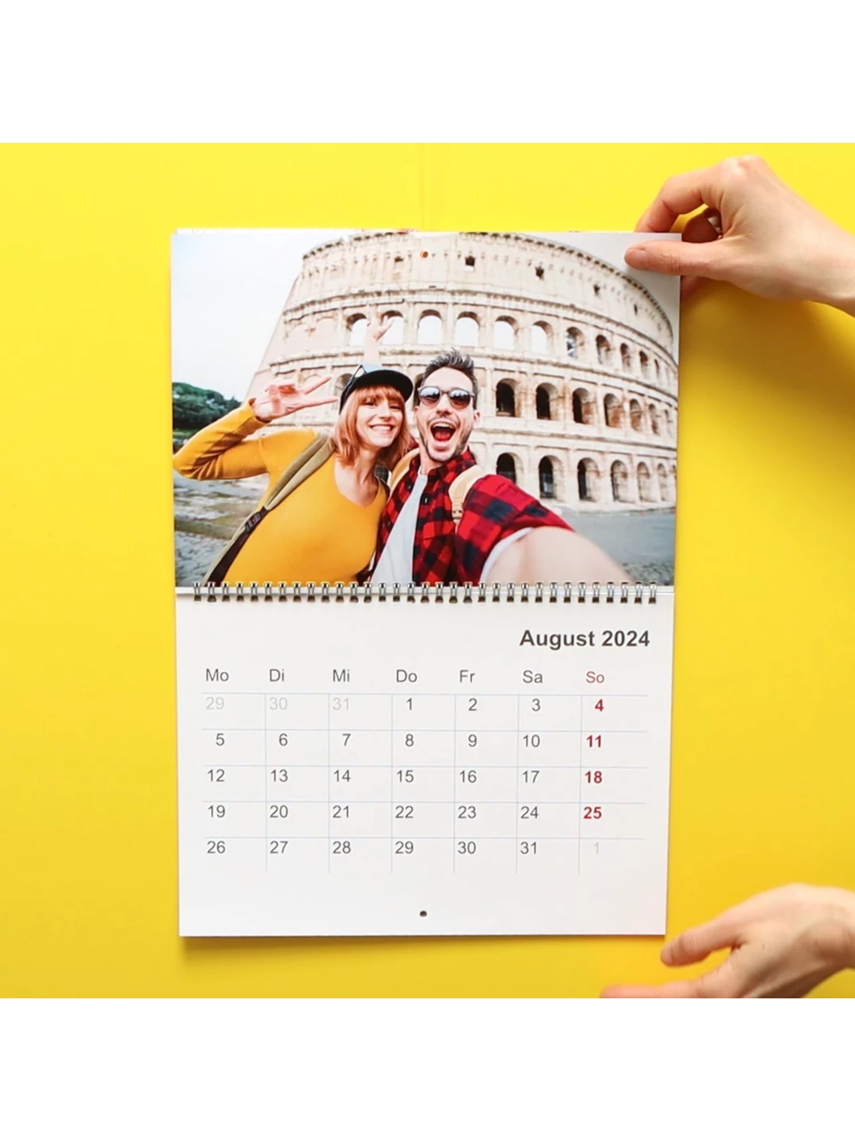 Fotokalender 2024 - Kalender mit Fotos & Text selbst gestalten