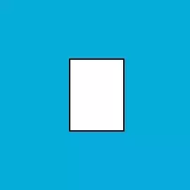 Wähle deinen Bilderrahmen in 30 x 40 cm Weißes Rechteck mit schwarzem Rand im Hochformat auf blauem Hintergrund. Dein Bilderrahmen - 30 x 40 cm.