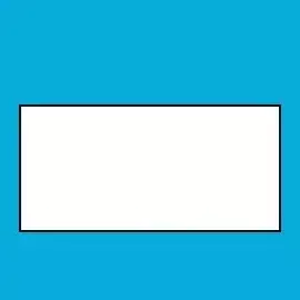 Wähle eine einzelne Fotokarte im Panoramaformat Weißes Rechteck, 21 x 10 cm, auf blauem Hintergrund. Steht für eine "Einzelkarte" mit Umschlag.