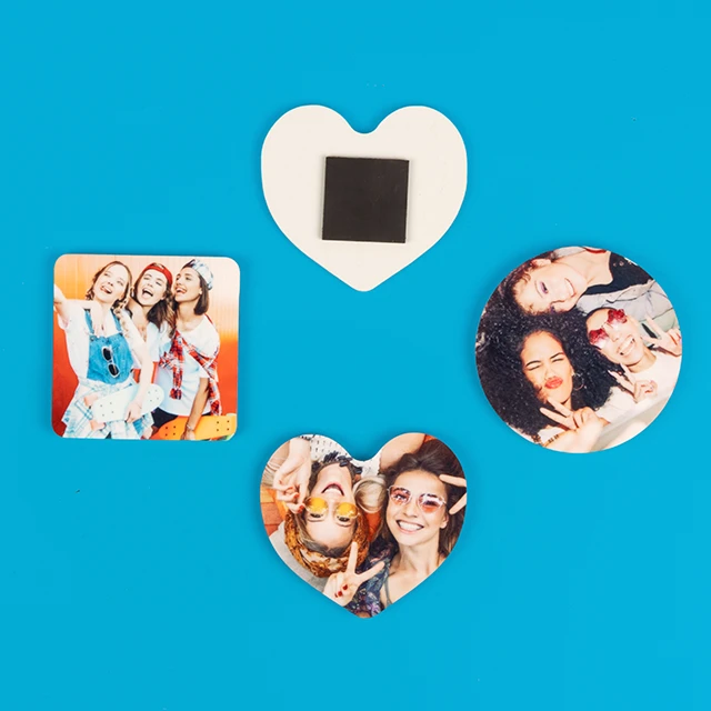 Magnete mit Foto in verschiedenen Formen bei ORWO erhältlich. Die Qual der Wahl liegt ganz allein bei dir und deinem Geschmack.