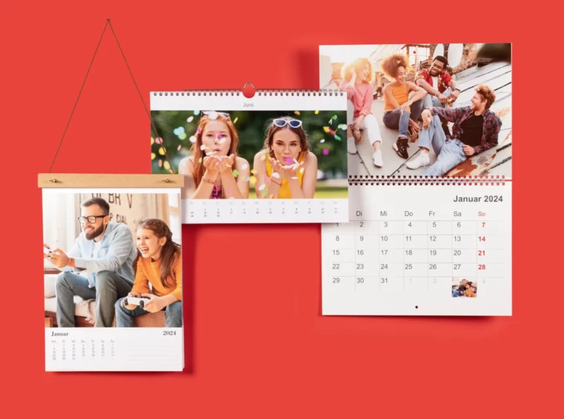 Deinen Wandkalender selbst gestalten – die perfekte Möglichkeit, um kostbare Erinnerungen mit Freunden und Familie  festzuhalten und gemeinsam Spaß zu haben.