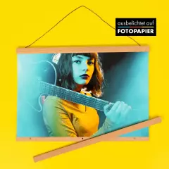 Fotoposter ausbelichtet auf echtem Fotopapier Ein Poster selbst gestalten und mit den praktischen Posterleisten einfach aufhängen. Ausbelichtet auf Fotopapier