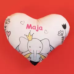 Fotokissen in Herz-Form, niedliche Motive für Kinder Herz-Kissen mit Foto bei ORWO gestalten und bestellen. Diese Variante eignet sich besonders als Geschenk an deine Liebsten - an die Großen und an die Kleinen.