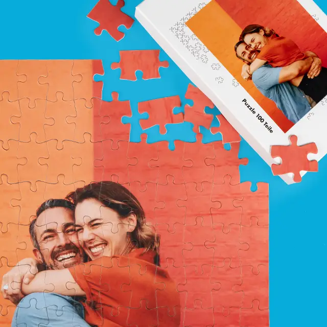 Puzzle selber gestalten und gleich bei ORWO bestellen. Dein Puzzle mit 70 bis 1.000 Teilen wird auf mattem Papier gedruckt. Der Karton ist mit deinem Wunschmotiv personalisiert.