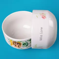 Schüssel bedrucken, weiße Keramik mit Bild und Namen Personalisierte Schüsseln bei ORWO bedrucken lassen. Du kannst beim Gestalten deinen Ideen freien Lauf lassen, denn es gibt nahezu keine Begrenzungen dabei.