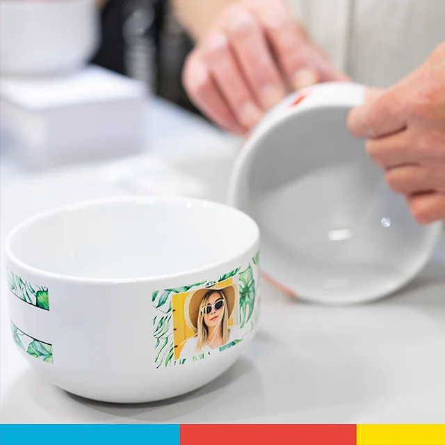 Schüssel selbst gestalten, fürsorgliche Produktion Schüssel bedrucken lassen bei ORWO. Du kannst dich dabei darauf verlassen, dass wir für die optimale Qualität sorgen und diese in jedem Schritt überprüfen.