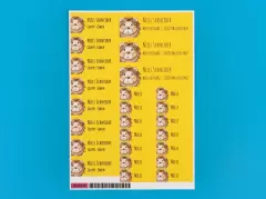 Die Namenssticker bieten eine Vielzahl an fertigen Design-Vorlagen, die dir zur Auswahl stehen. Ob simpel, farbig oder mit niedlichen Cliparts: Du findest das Richtige.