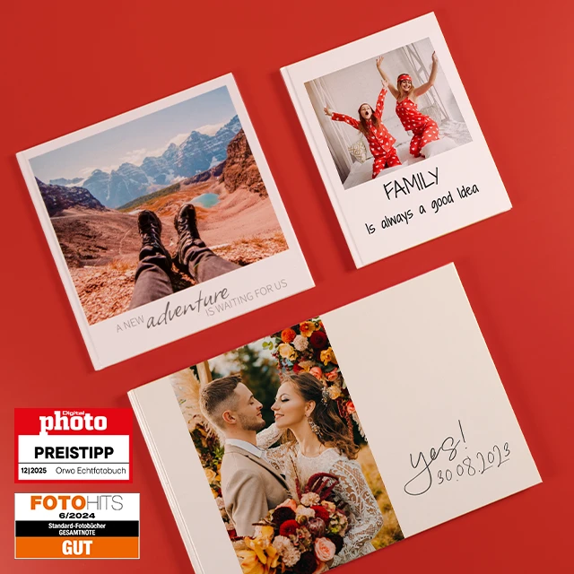 Fotobuch online erstellen: Hochzeit, Familie, Urlaub