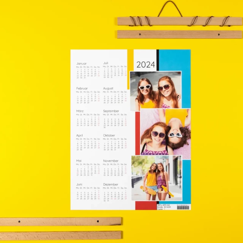 "Gestalte deinen Jahreskalender ganz nach deinen Vorstellungen – verschiedene Varianten stehen zur Auswahl, damit du  deine Zukunft optimal planen kannst."