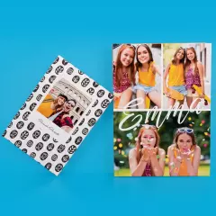 Notizbuch selbst gestalten, in A4 oder in A5 erhältlich Das Notizbuch Cover kannst du in verschiedenen Größen selbst gestalten. Wähle A4 oder A5, je nachdem ob du es lieber kompakt oder ausschweifend magst.