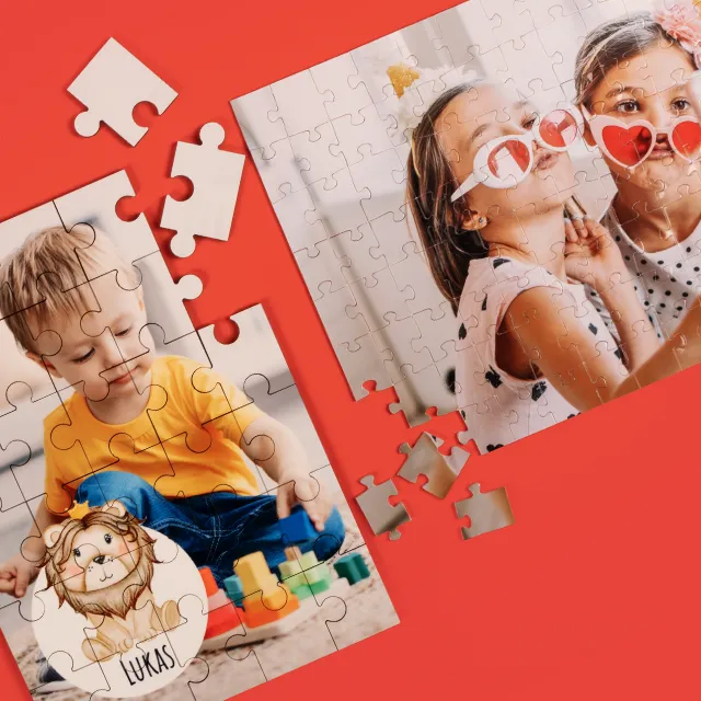 Puzzle mit eigenem Bild bei ORWO direkt selbst gestalten. Wähle zwischen der normalen und der Holz-Variante aus, was dir besser passt. Jetzt bestellen.